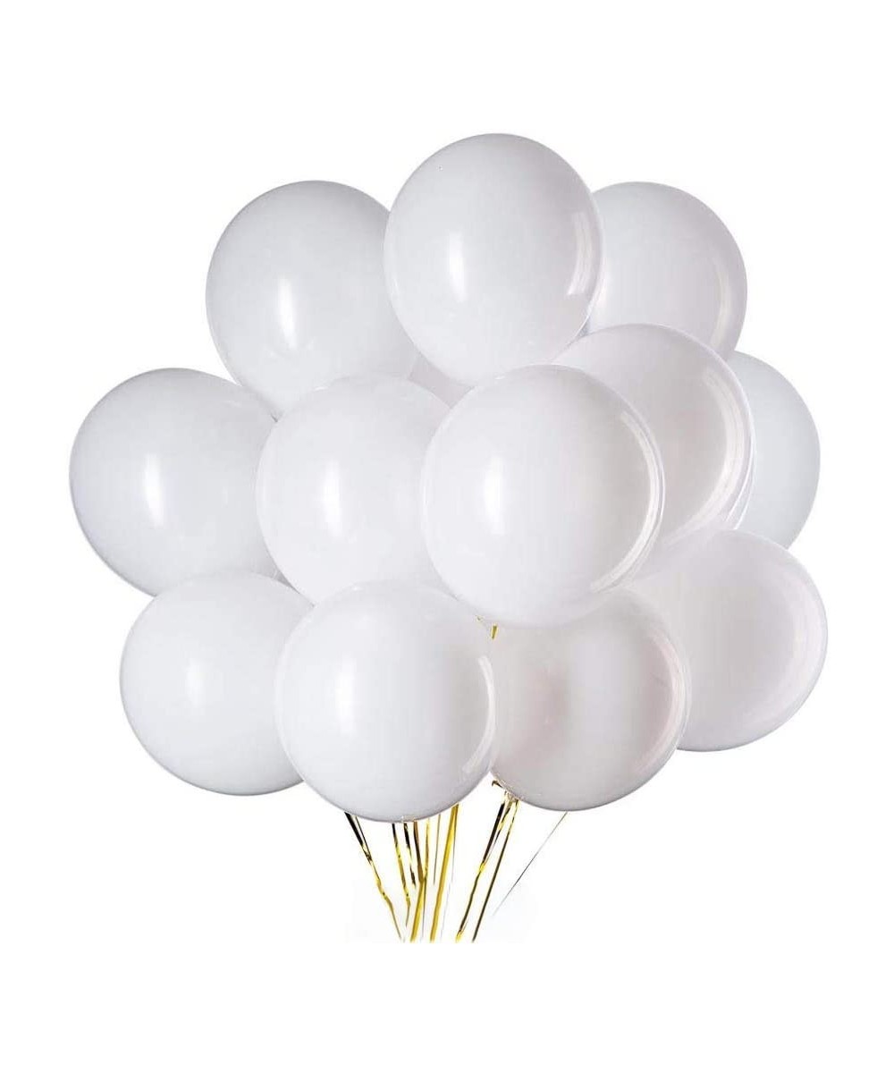 White Balloons for Party Decorations-12 Inch - Pack of 100 - White-12inch-100pcs - CT19I6G6ZS9 $10.38 Balloons