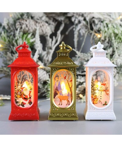 Christmas Decoration Lamp- Luminous Creative Decoration Portable Lantern- with 2 cr2032 Button Batteries - F - C319IZTZ05Y $6...
