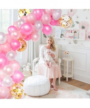 Balloon Garland Kit 114 pcs Balloons Arch Kit for Wedding Birthday Party Baby Shower Decorations- Pink Balloon Garland - Pink...