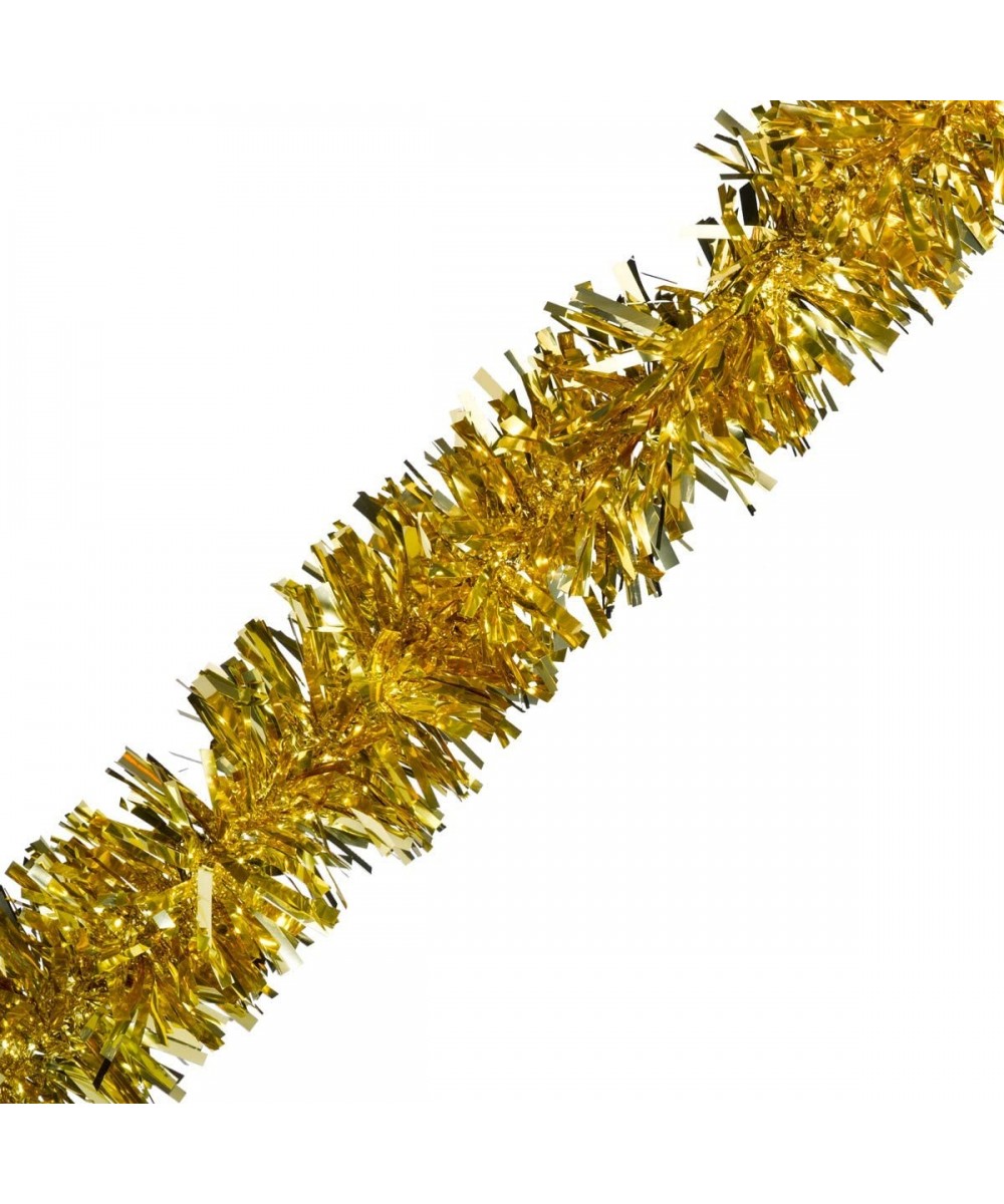 Gold Metallic Twist Garland - 4" x 25' roll - Gold - CI1844KZK35 $11.54 Banners & Garlands