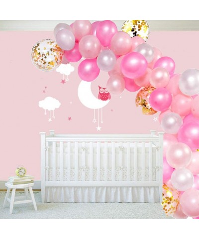 Balloon Garland Kit 114 pcs Balloons Arch Kit for Wedding Birthday Party Baby Shower Decorations- Pink Balloon Garland - Pink...