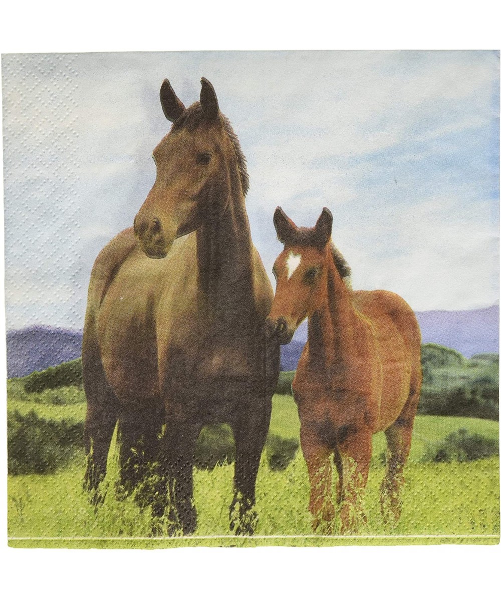 Wild Horse Napkins- 16 ct - CW18QG7ZQHQ $4.92 Party Tableware