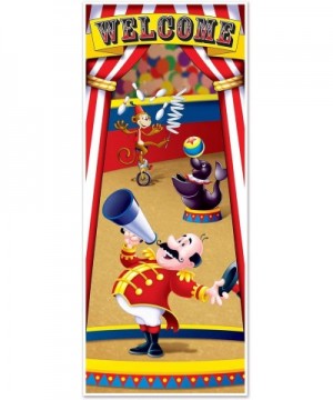 2Piece Circus Tent Door Covers- 30" x 6'- Multicolored - CD182YXES9S $8.15 Party Packs