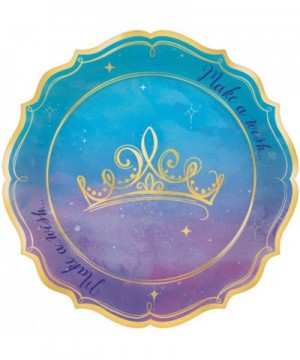 Once Upon A Time Disney Princess Themed Party Supplies Bundle Include Paper Plates and Napkins for 16 People - C418XK7NH72 $1...