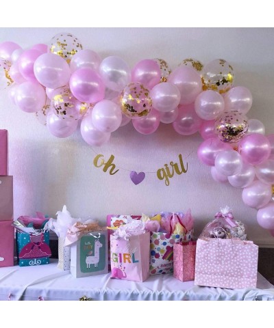 Balloon Garland Kit 114 pcs Balloons Arch Kit for Wedding Birthday Party Baby Shower Decorations- Pink Balloon Garland - Pink...