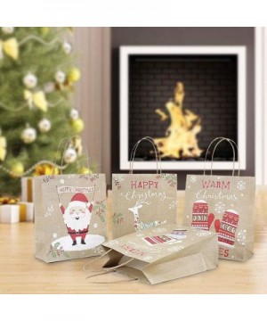 Bag Paper Bag Packaging Kraft Paper Bottom Tote Bag 12pcs- Christmas Ornaments Advent Calendar Pillow Covers Garland Tree Ski...