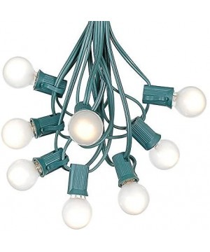 G30 Patio String Lights with 25 Globe Bulbs - Garden Hanging String Lights - Vintage Backyard Patio Lights - Outdoor String L...