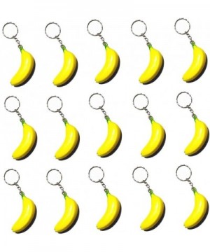 15 Pack Banana Keychains for Kids Party Favors Supplies- School Carnival Prizes- Party Bag Gift Fillers- Banana Stress Reliev...