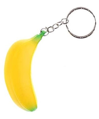 15 Pack Banana Keychains for Kids Party Favors Supplies- School Carnival Prizes- Party Bag Gift Fillers- Banana Stress Reliev...