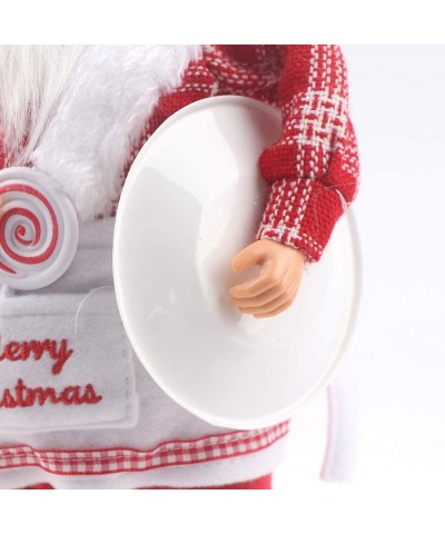 11.8" Standing Santa Claus Christmas Figurine Figure Decoration- Santa Claus Standing Doll- Cute Creative Santa Claus Doll (R...