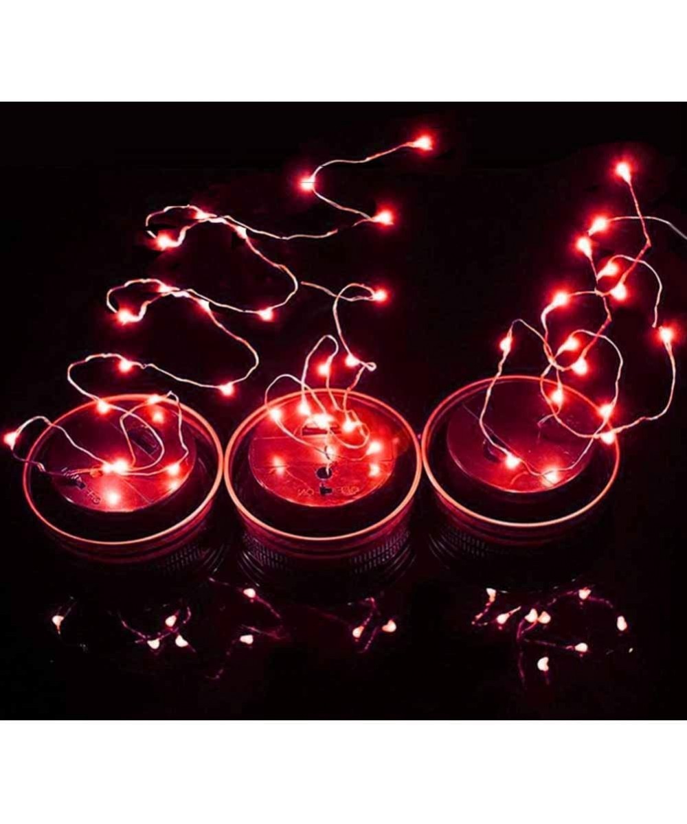 Jar Lid Light Solar Twinkle Lights Indoor Outdoor Mood Light Firefly Lights Solar Jar Lid Lights for Mason Jar Holiday Weddin...