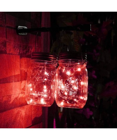 Jar Lid Light Solar Twinkle Lights Indoor Outdoor Mood Light Firefly Lights Solar Jar Lid Lights for Mason Jar Holiday Weddin...