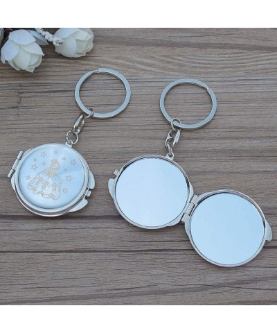 Quinceanera Party Favor (12 PCS) Sweet 16 Mini Compact Mirror Keychain Recuerdos de Sweet 15 Princess Theme 18 Birthday Gift ...