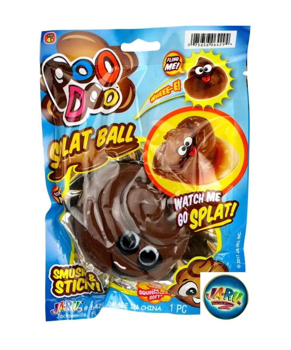 Splat Poo Ball Sticky & Stretchy (Pack of 1 Brown) and Bouncy Ball Poo .6429-Brown-1slp - C018MDSCZ2W $4.94 Party Favors