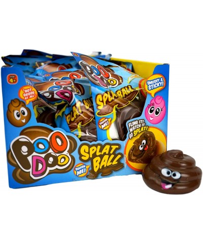 Splat Poo Ball Sticky & Stretchy (Pack of 1 Brown) and Bouncy Ball Poo .6429-Brown-1slp - C018MDSCZ2W $4.94 Party Favors