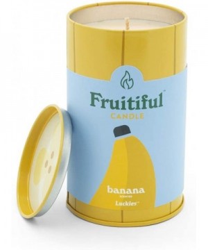 Fruit-Scented Fruitiful Candles - Aromatic Soy Candles in Vibrant- Fruity Tins - Scented Candle with Long Burn Time - Banana ...