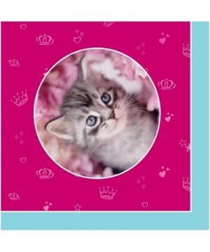 Rachael Hale Glamour Cats Party Supplies - Lunch Napkins (20) - CW119S2ZPTJ $8.60 Party Tableware