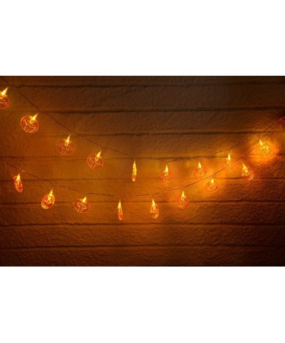 Halloween LED Fairy String Lights- 20 LED Lights Halloween Christmas Decoration Lights (Pumpkin Light) - Pumpkin Light - CQ18...
