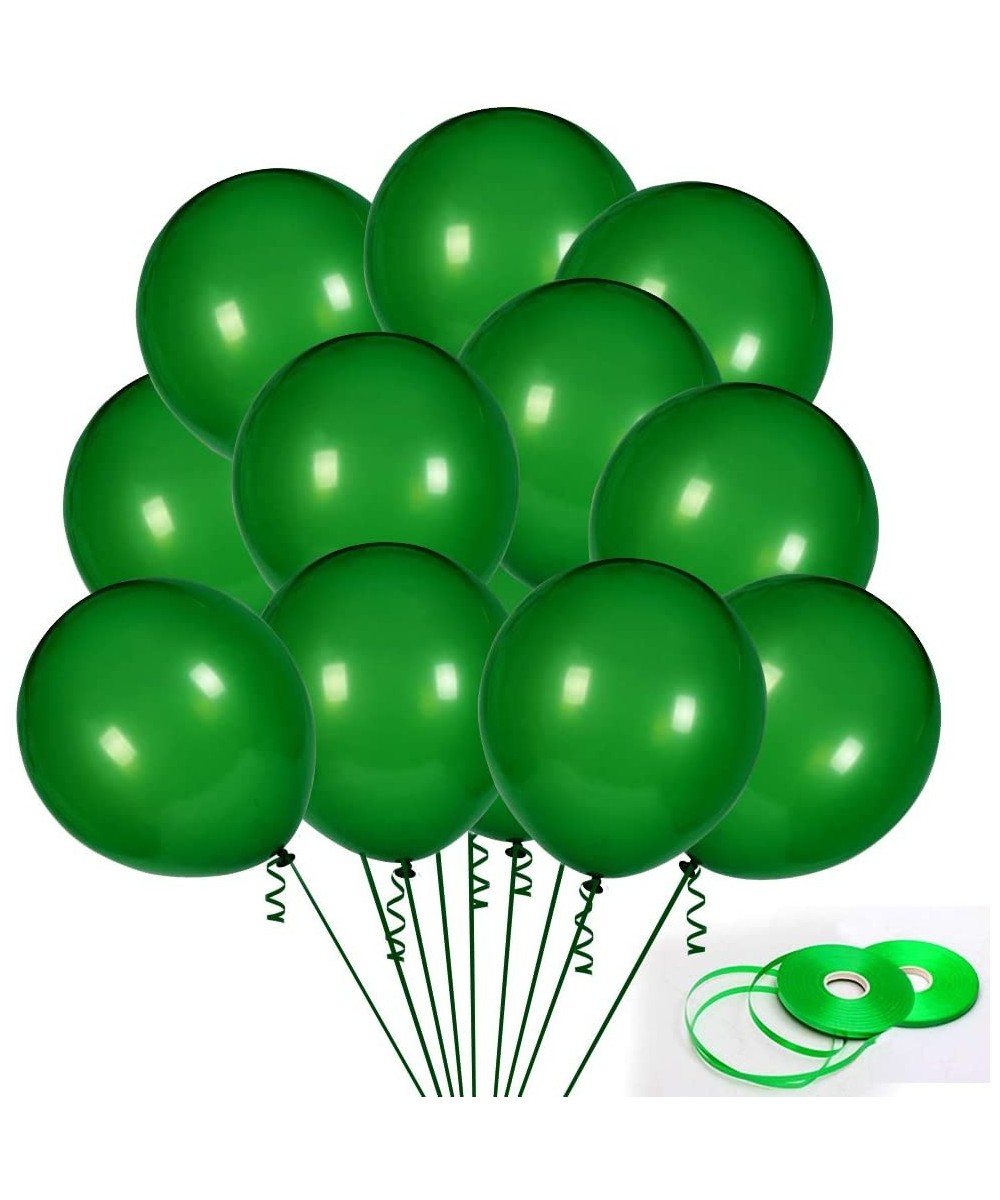 100Pack Green Balloons- 12Inch Green Latex Balloons Premium Helium Quality Dark Green Balloons Light Greeen Balloons for Part...