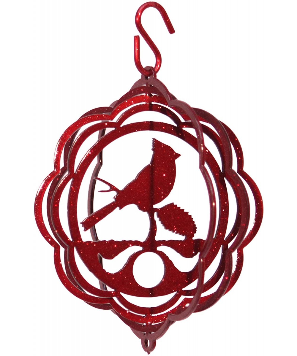 Cardinal Tini Swirly Metal Christmas Tree Ornament - Red - C111LJ3ZZBN $8.31 Ornaments