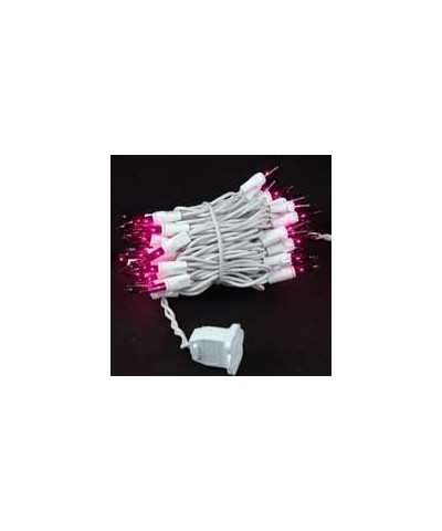 50 Light Purple Christmas Mini String Light Set- White Wire- Indoor/Outdoor UL Listed- 11' Long - Purple - C7118JNPBSX $6.79 ...