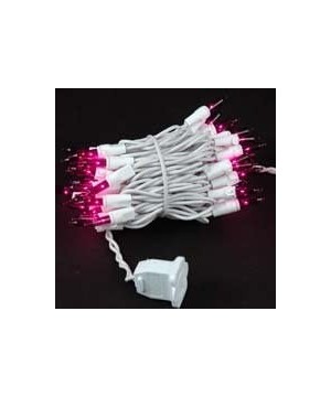 50 Light Purple Christmas Mini String Light Set- White Wire- Indoor/Outdoor UL Listed- 11' Long - Purple - C7118JNPBSX $6.79 ...