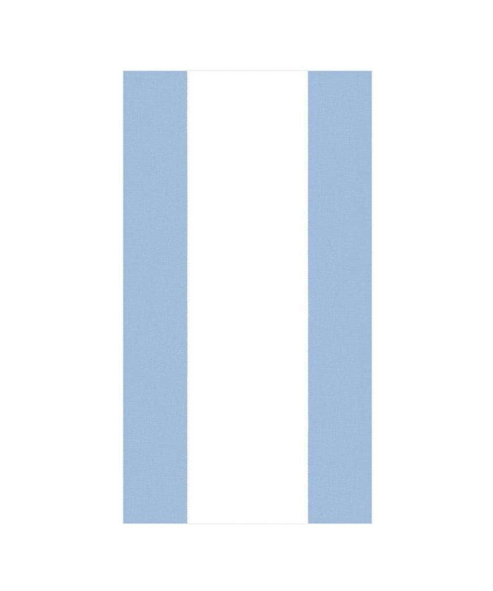 Bandol Stripe Paper Guest Towel Napkins in Light Blue- 60 Count - Light Blue - CD1967TZL0K $21.34 Tableware