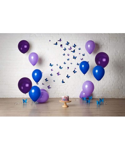 Matte Violet Dark Purple Balloons 36 Pack 12 Inch Premium Latex Deep Royal Purple Balloon Arch for Mermaid Baby Shower Birthd...