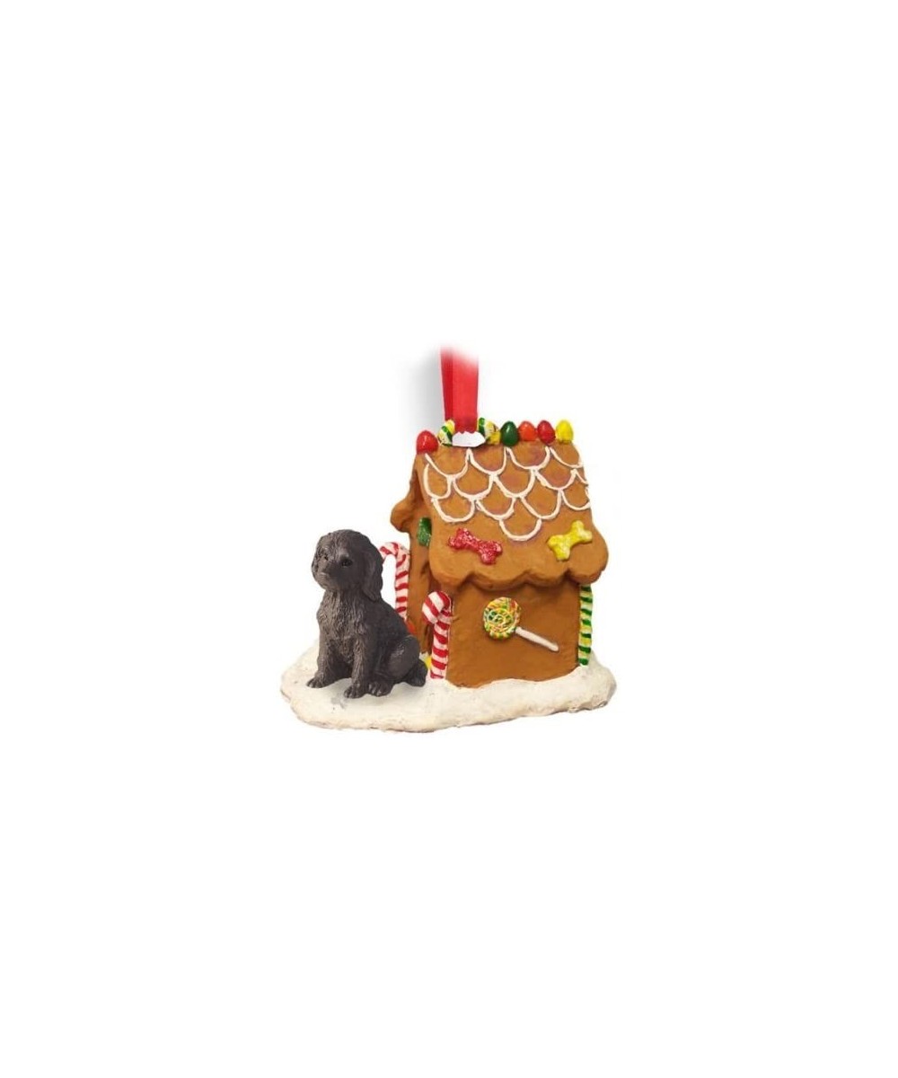 Labradoodle Chocolate Ginger Bread House Ornament - CV11GYIUTSR $11.69 Ornaments