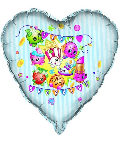 Shopkins 28" Giant Heart Shape Foil Balloon- Multi (42898AM) - CW120FLGI0L $7.52 Balloons