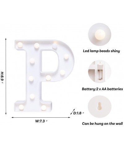 LED Letter Lights Sign Light Up Letters Sign for Night Light Wedding/Birthday Party Battery Powered Christmas Lamp Home Bar D...