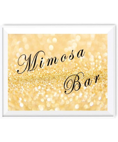 Mimosa Bar Supplies-Gold Sign But First Mimosa Banner Floral Tags Kit-Bridal Shower Decorations for Baby Shower Champagne Bru...