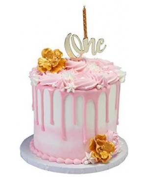 Numeral One Candle Holder Cake Pick - CE18MI7N49I $4.59 Birthday Candles