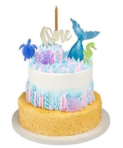 Numeral One Candle Holder Cake Pick - CE18MI7N49I $4.59 Birthday Candles