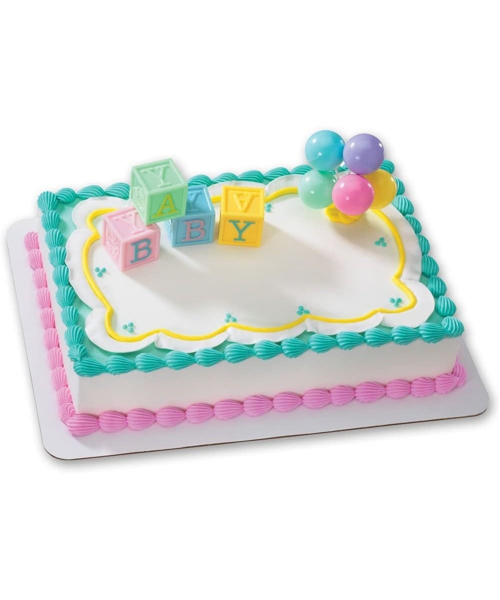 B-A-B-Y Blocks DecoSet Cake Decoration - C61125ZAPEZ $5.92 Cake & Cupcake Toppers