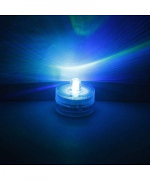 Submersible LED Decor Tea Light Wedding or Events (Pack of 10) - Blue - CA1164MDNOF $9.51 Indoor String Lights