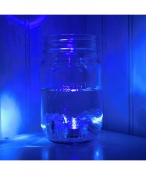 Submersible LED Decor Tea Light Wedding or Events (Pack of 10) - Blue - CA1164MDNOF $9.51 Indoor String Lights