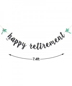 Black Happy Retirement Banner - Retirement Party Decorations/Retirement Banner/Retirement Sign/Going Away Party Decor/Farewel...