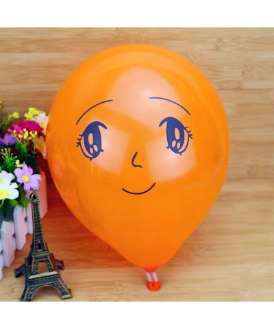 12" Emoticon Face Expression Latex Multicolor Balloons Randomly Send Pack of 100pcs - C612HIETQUR $9.48 Balloons