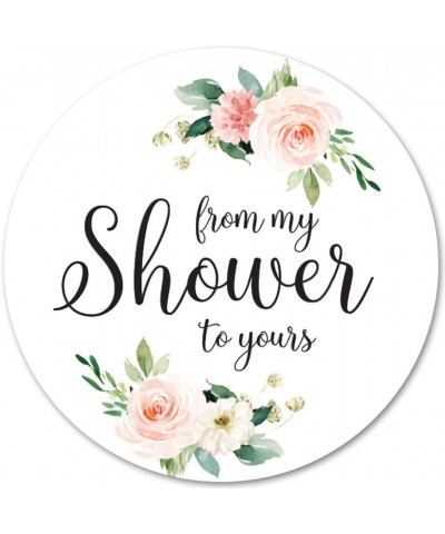 40 cnt Floral from My Shower to Yours Thank You Stickers - Favor Stickers - Thank You Labels - CC18OXXUX6A $7.25 Favors