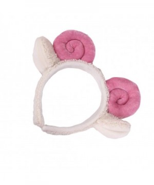 Sheep Headband with Sheep Horns And Ears Animal Sheep Costume Accessories (Pink) - Pink - CF193WA35UH $6.47 Party Hats