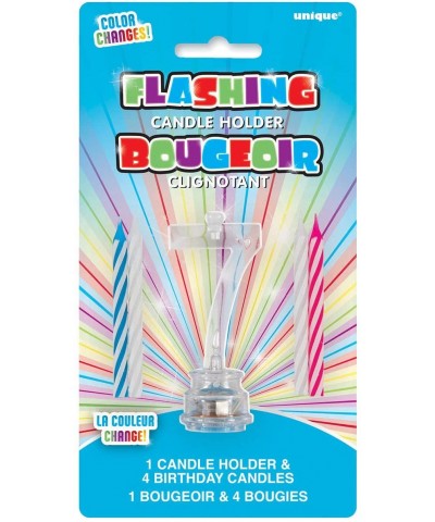 Multicolor Flashing Number 7 Cake Topper & Birthday Candle Set- 5pc - CP11M6EJ7IV $4.78 Cake Decorating Supplies