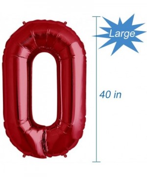 Red Number 50 Balloon- 40 Inch - Red Number 50 - CP18QH8QNYW $7.14 Balloons