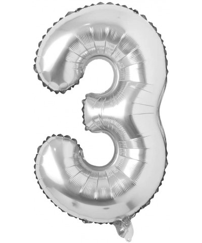 40 inch Letter Balloons Silver Alphabet Number Balloon Foil Mylar Party Wedding Bachelorette Birthday Bridal Shower Graduatio...