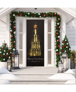 Christmas Decor 3D Christmas Living Room Door Wall Decoration Mural Christmas Decoration- Christmas Ornaments Advent Calendar...