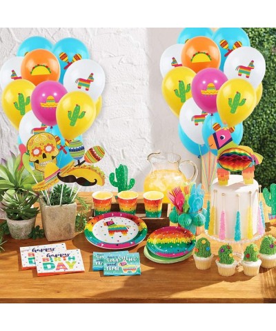 50Pcs Fiesta Taco Party Balloons For Cinco De Mayo Mexican Carnivals Festivals- Wedding Birthday Baby Shower Party Decoration...