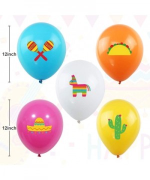 50Pcs Fiesta Taco Party Balloons For Cinco De Mayo Mexican Carnivals Festivals- Wedding Birthday Baby Shower Party Decoration...