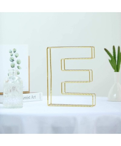 8" Tall Gold Wedding Centerpiece 3D Wire Letter Decoration for Wedding Party Decoration DIY Decoration Supplies - E - E - CP1...