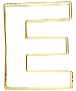 8" Tall Gold Wedding Centerpiece 3D Wire Letter Decoration for Wedding Party Decoration DIY Decoration Supplies - E - E - CP1...