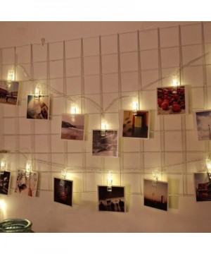 1.5M 10 LED Hanging Card Picture Clips Photo Pegs String Light Lamp Indoor Decor LED Light Halloween Onsale - C - CW19DM35D3Q...